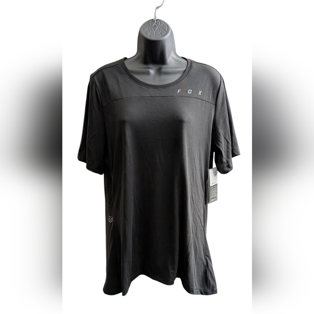 🆕 Women's SIZE X-LARGE Black FOX Racing Company Ranger Jersey Shirt